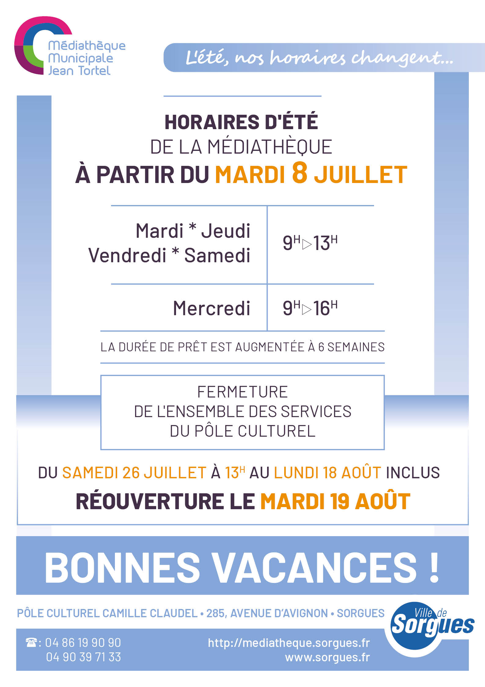 2025 Horaires ete 25 FbK